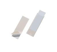 Durable 807419 Funda autoadhesiva Funda fijo para etiquetas de inserción 125x40 mm, bolsa de 10 piezas