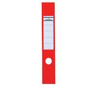Durable 809003 Etiquetas de archivo Ordofix autoadhesivas (con agujero) Bolsa de 10 piezas, rojo