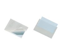 Durable 809319 Bolsa autoadhesiva Pocketfix, 90 x57 mm (dimensiones interiores), transparente, bolsa de 10 piezas