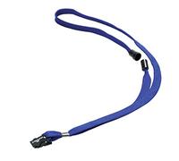 Durable 811907 Cinta textil (con cierre de seguridad, 44 x 10 mm) Paquete de 10 piezas, azul