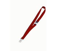 Durable 813703 Cinta textil (con cierre de seguridad, 44 x 20 mm) Paquete de 10 piezas, rojo