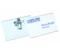 Durable 814519 Portanombres Economía con clip de combinación 54 x 90 mm 50 piezas