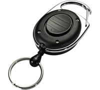 Durable 819801 Jojo Style Led (porta-insignia/llavero con llavero extensible y lámpara Led) 1 pieza, negro
