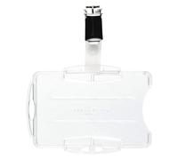 Durable 821819 Portapases para 2 tarjetas, 25 piezas, transparente