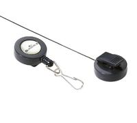 Durable 822158 Soporte para tarjetas de identificación (con mosquetón, 800 mm) Paquete de 10, antracita