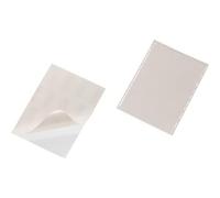 Durable 829419 Autoadhesivo Pocketfix A5 pack de 25 transparentes | Carteras autoadhesivas de plástico con parte trasera adhesiva, polipropileno resistente al desgarro, acabado transparente