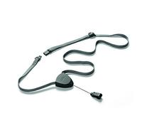 Durable 830901 Cinta textil Flex con yoyo, 10 piezas, negro/gris