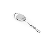 Durable 832710 Clip de lazo Estilo Jojo (con gancho de resorte) 1 pieza, gris