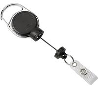 Durable 832901 Jojo para portadores de tarjetas o llaves pesadas de hasta 300g, 1 pieza, negro