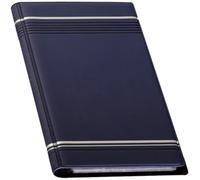 Durable 858107 Álbum de tarjetas de visita Visifix con fundas selladas (para 96 tarjetas de visita) en azul oscuro