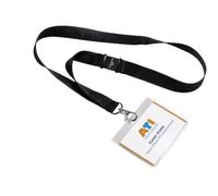 Durable 860001 Portanombres (60 x 90 mm, con correa textil) 5 piezas