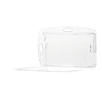DURABLE Identificador doble 892419 para 2 tarjetas (54 x 85 mm) - paquete de 10, transparente