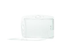 Durable 892419 Identificador doble para 2 tarjetas de operación/seguridad en el formato 54 x 85 mm, paquete de 10 piezas, transparente