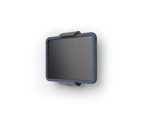 Durable 893823 Soporte de pared para estante duradero para bandejas de manguito de 7-13", giro de 360, plateado-carbón