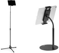 Durable 894301 Twist Combi - Soporte para Tableta/iPad/teléfono móvil, 4,7-13 Pulgadas, para Mesa y Suelo, Color Negro
