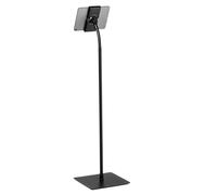 DURABLE Soporte de suelo para tablet/iPad 894501 - Cuello de cisne 360°, altura regulable, negro