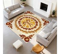 Durable Alfombra Vintage Suave Tapiss Astrología Tarot No Pierde Sus Pelos León Alfombra 120 x 180 cm Sala Dormitorio, Oficina