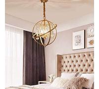 Durable American Light Retro Globe French Bar Princess Dormitorio País Europeo Comedor Araña Sala de Estar Comedor Bar Araña Lámpara de araña de Sombra Ligera