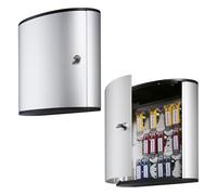 DURABLE Armario de llaves 195123 para 18 llaves, plata metálica, cerradura de cilindro de seguridad