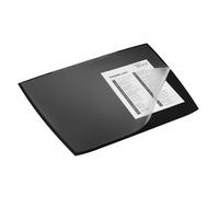 Durable ARTWORK 722101 - Vade de escritorio (590 x 470 mm, con cubierta transparente de polipropileno), color negro