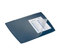 Durable ARTWORK 722107 - Vade de escritorio (590 x 470 mm, con cubierta transparente de polipropileno), color azul oscuro