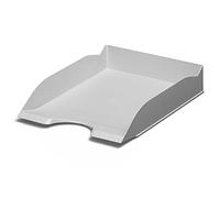 Durable Bandeja portadocumentos Eco A4, 6 Unidades, Gris, 775610 | Con certificado Blue Angel, plástico, apilable, hasta formato C4, 253 x 63 x 337 mm, Made in Germany