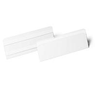 Durable Bolsillo para etiquetas HARD COVER autoadhesivas 1/2 A5 horizontal, paquete de 10, 118219