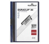 Durable Carpeta Duraclip dossier pinza lateral (para 1-30 hojas A4), 25 piezas,
