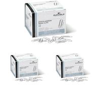 Durable Clips para cartas, 32 mm, 1000 piezas, galvanizados, 121125 (Paquete de 3)