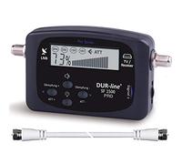 Durable de Line® SF 24 x x Satfinder Medidor para una justierung exacta su Antena de satélite Digital con Alta sensibilidad de Entrada Incluye F de Cable y Instrucciones en alemán.