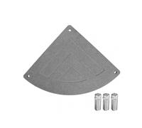 Durable Diatomaceous Earth Corner Sink Tray - Modern Space-Saving Multifunctional Kitchen & Bathroom Organizer