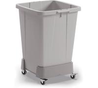 Durable DURABIN® 334137 - Carrito para cubo de basura (90 L, polipropileno reciclado), color grafito
