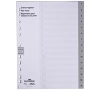 Durable - DURABLE Repertpoires en plastique, onglet imprime, format A4