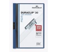 Durable Duraclip A4 portafolios azul oscuro para 30 páginas