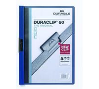 Durable Duraclip - Carpeta, 60 hojas, A4, color azul