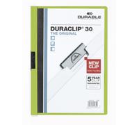 Durable Duraclip - Dossier con pinza, 30 hojas
