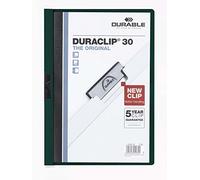 Durable Duraclip - Dossier con pinza, 30 hojas