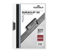 Durable Duraclip Portafolios blanco para 60 páginas