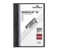 Durable Duraclip Portafolios negro A4 para 30 páginas