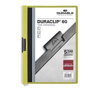 Durable Duraclip Portafolios verde A4 para 60 páginas