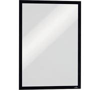 DURABLE Marco informativo Duraframe 486801, magnético A3 para superficies metálicas, 5 unidades, negro