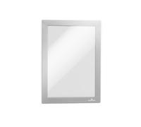 Durable DURAFRAME Self-Adhesive Magnetic Frame A5 Format In Silver Pack of 2
