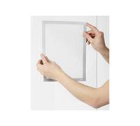 Durable 484123 Marco informativo Duraframe Sun (A4, marco para escaparate) 2 piezas, plata