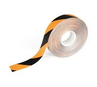 Durable Duraline 1021130 - Cinta adhesiva para marcar suelos (50 mm x 0,5 mm x 30 m), color negro y amarillo