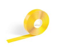Durable Duraline 1021988 - Cinta adhesiva y antideslizante para marcar el suelo, 50 mm x 0,5 mm x 30 m (ancho x alto x largo), amarillo sedoso