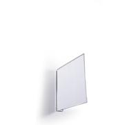 Durable Etiqueta de bandera 149x149 mm, etiqueta magnética para estanterías, transparente, 187119