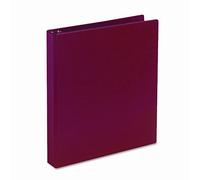 Durable EZ-Turn anillo carpeta de referencia, 8 - 1/2 x 11, 1 Capacidad, en [Juego de 2] color: rojo