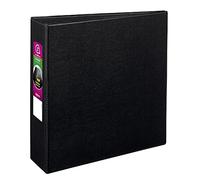 Durable EZ-Turn Ring Reference Binder, 11 x 8-1/2, 3 Capacity, Black, Sold as 1 Each