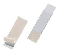 Durable Funda autoadhesiva Pocketfix, 100 x 28 mm, 10 piezas, 807319 | Bolsa transparente para etiquetas de inserción, para etiquetar carpetas, formato externo 32 x 104 mm, Made in Germany
