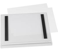 Durable Fundas para Carteles Impermeables y Magnéticas A5, 5 piezas, 505819 | Protección IPX5, para uso en interior y exterior, lámina antirreflectante, 2 potentes tiras magnéticas, Made in Poland